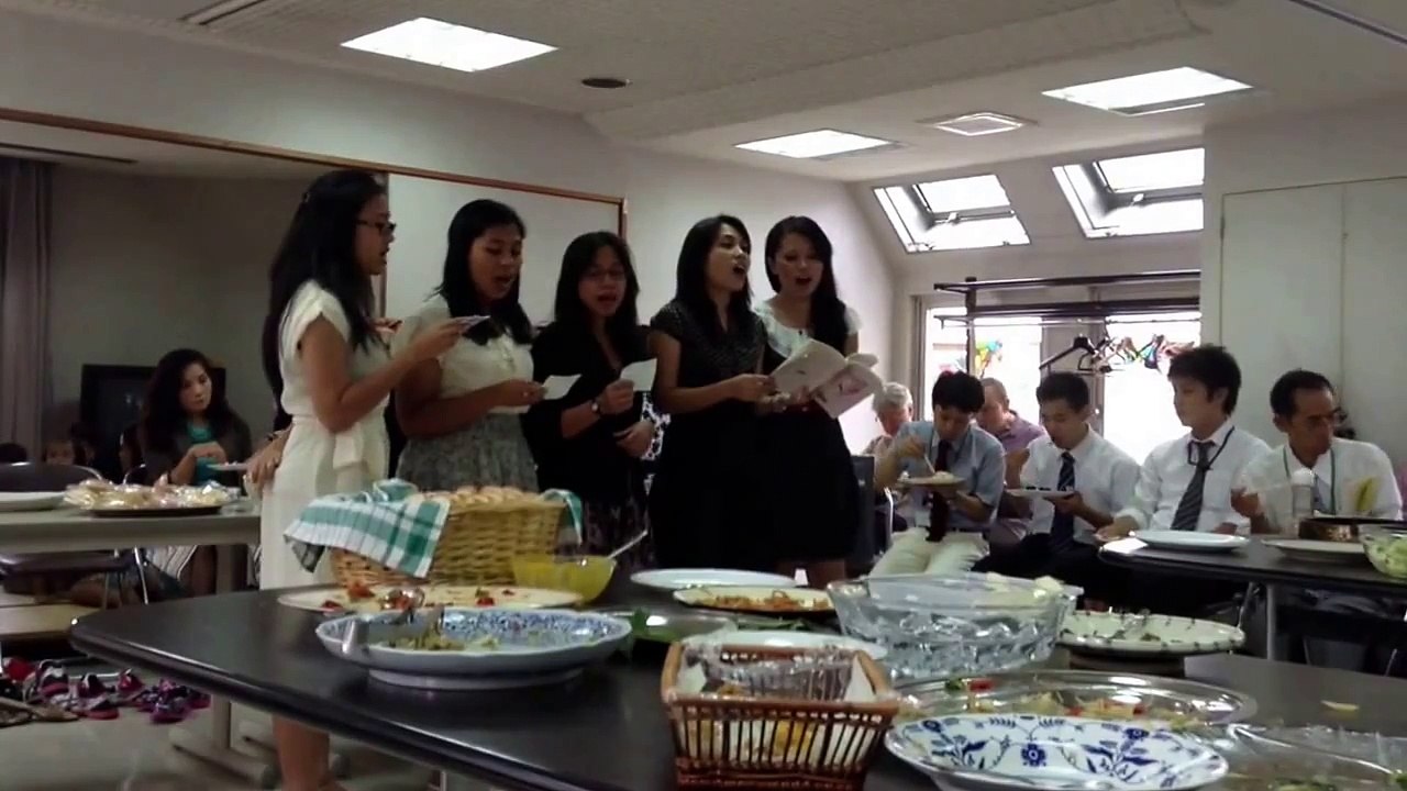 "Megumi song" at Osaka Seventh Day Adventist Church-Japan