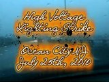 Lightning Strikes High Voltage Lines in Ocean City NJ July 25th, 2010