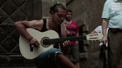 Street Guitarist in Barcelona: Pharaon (Spanish Guitar) HD