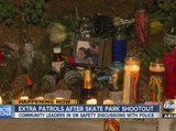 Extra patrols after skate west Phoenix park shootout