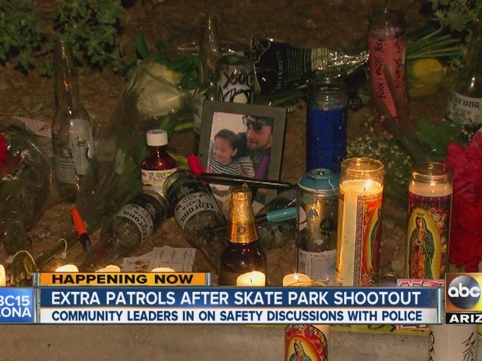 Extra patrols after skate west Phoenix park shootout