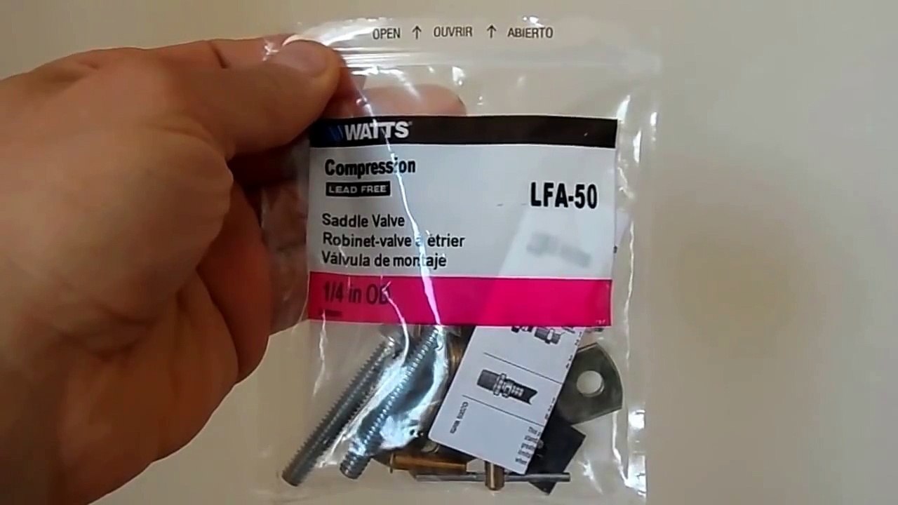 How to Install a Saddle Valve (Plumbing Tutorial)