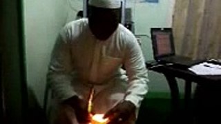 Yoruba Islamic lecture. Mayaki Lighting with olive oil From the Scientist's new experiment