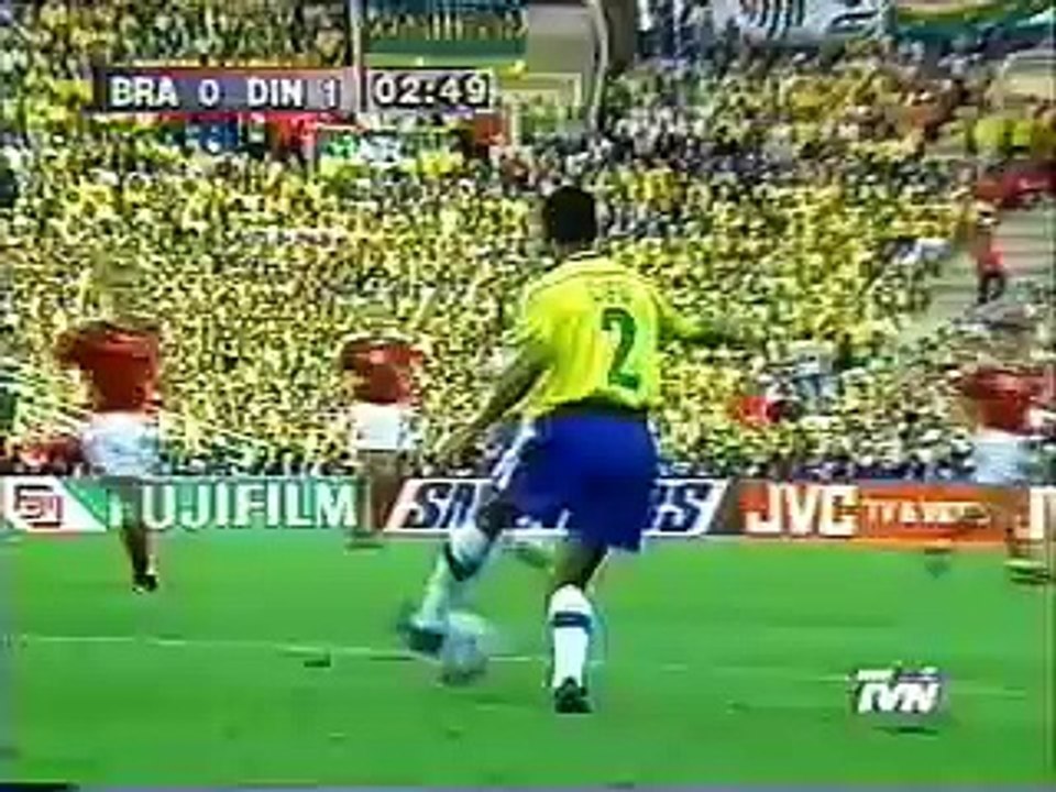 Mundial Francia 98 4º de Final Brasil-Dinamarca