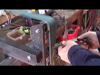 Home made belt grinder