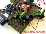 Automatically calibrating the viewing direction of optic-flow sensors