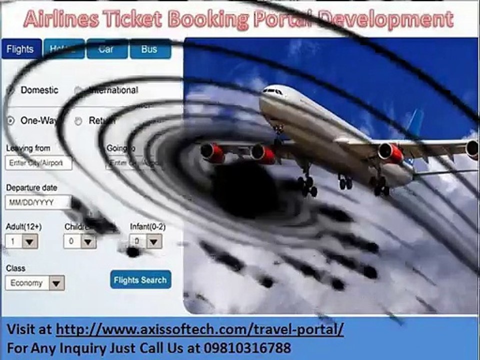 Flight Ticket Booking Portal Development Company in India