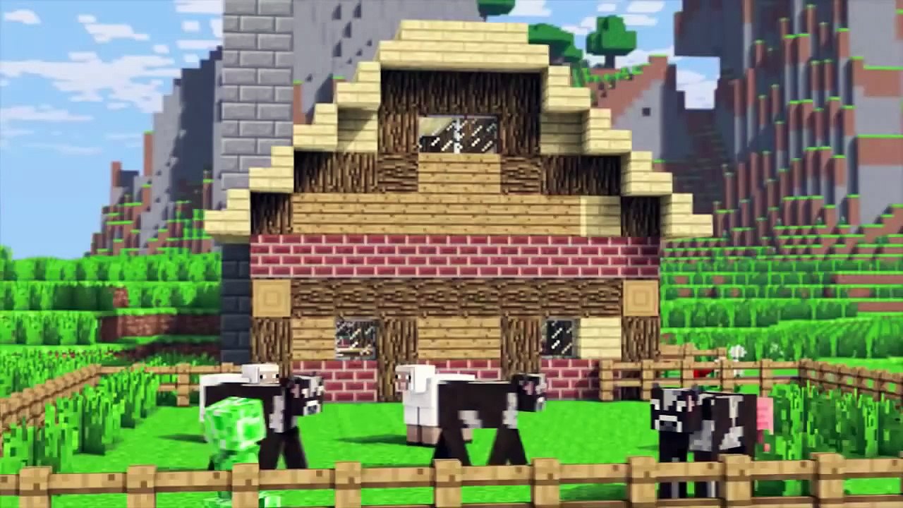 Самые смешные приколы в Minecraft #3 [ Криппер читает РЭП ]