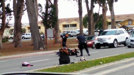 Salinas police wrong : Footage of California Police Beating Suspect