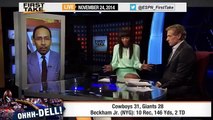 Odell Beckham J. makes One handed The Most Amazing Touchdown Catch! ESPN First Take