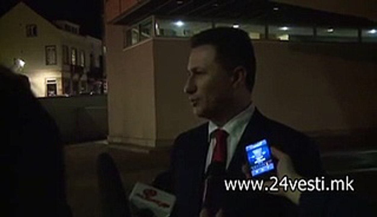 IZJAVA NIKOLA GRUEVSKI  PO PREGOVORITE VO BRISEL  11 06