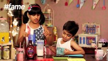#Fame Food -​​ How to Make Milkshakes For Kids | Kid's Kitchen | Karma And Vivaan