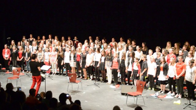 Concert partagé entre Witloof Bay et les collégiens de Faulquemont et de Longeville-lès-Saint-Avold