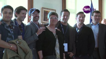 Les acteurs de Band of Brothers à Carentan [TéVi] 15_06_11