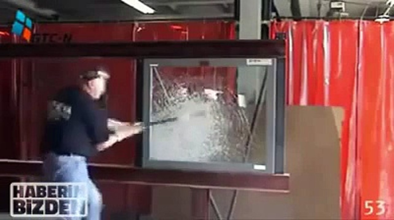 Bullet Proof Glass Test