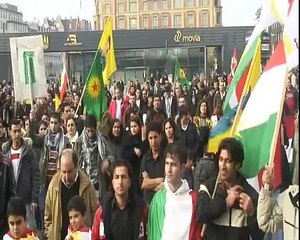 Kurdish demonstration in Copenhagen