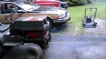 Sears Craftsman FF20 Garden Tractor: First start and drive