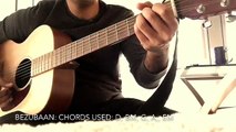 Bezubaan 2 Minute Guitar Unplugged Tutorial (Piku)