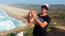 Carlos Burle fala sobre as ondas gigantes de Nazaré, em Portugal