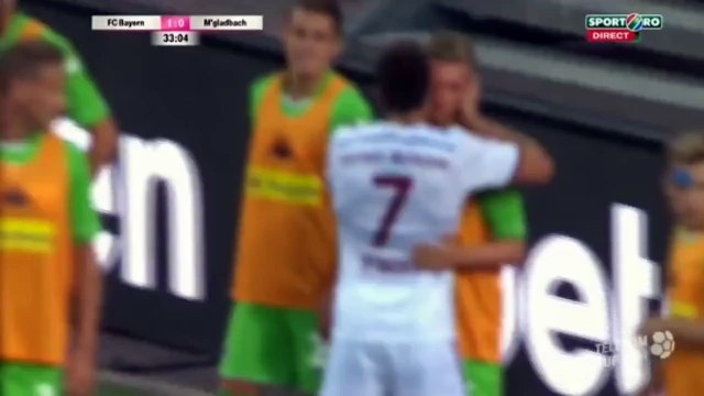 Ribery - Amazing goal - Bayern Munich vs Gladbach
