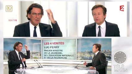 Les 4 Vérités : pour Luc Ferry, la réforme du collège "est vraiment très mauvaise"