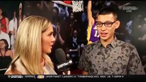 Jeremy Lin 林書豪 LA Lakers MADAME TUSSAUDS Wax Statue Interview | Jaimie Maggio