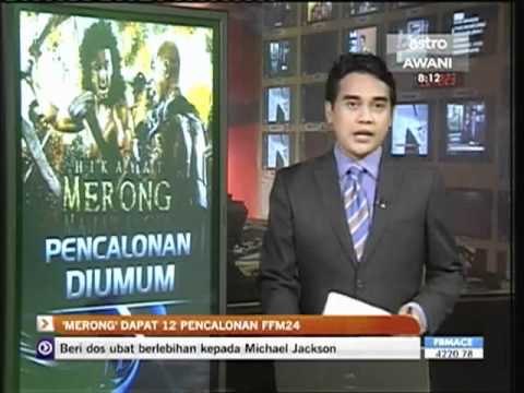 Astro Awani (Awani 7:45) - 'Merong' Dapat 12 Pencalonan FFM24