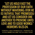 Powerful Bible Promises 12 – Hebrews 10:23-24 - Christian Video