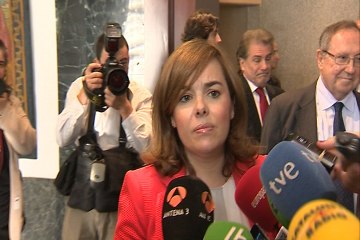 Santamaría ve en Rajoy el mejor portavoz