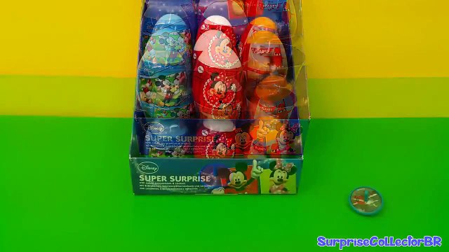 Surprise Eggs Peppa Pig Mickey Mouse Minnie Mouse Disney Planes Pixar‬