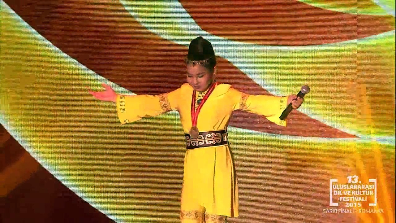 BİRİNCİ ŞARKI Bir teselli ver 13.Türkçe Olimpiyatı Şarkı finali 2015 Romanya