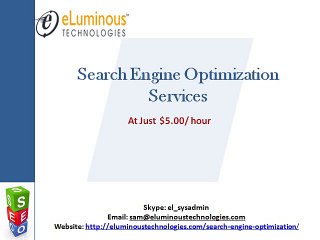Search engine optimization services