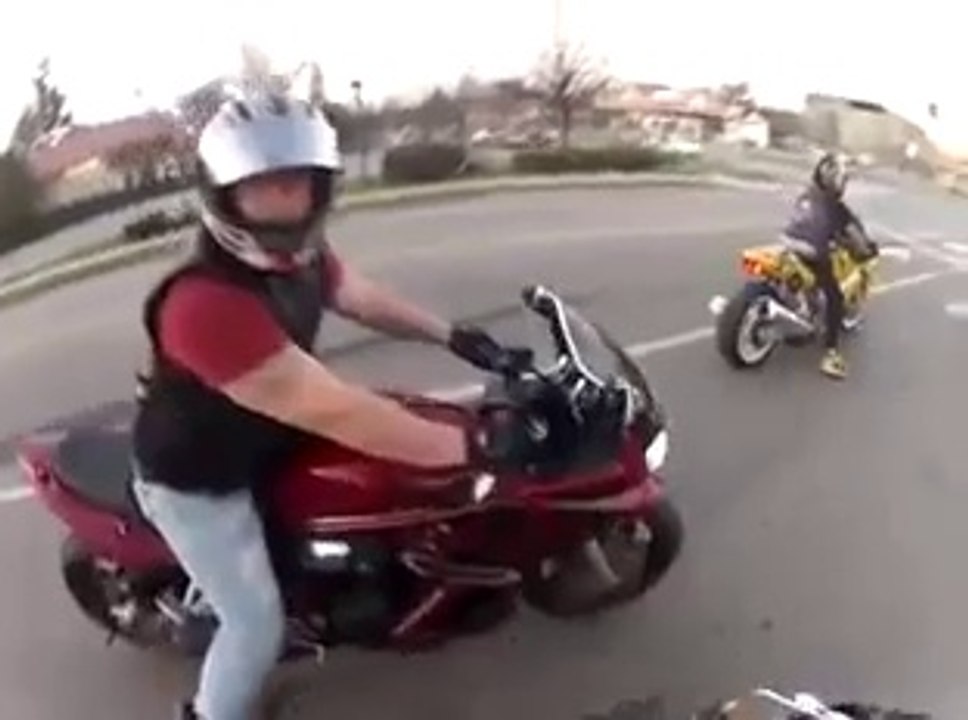 100 MPH Road Motorcycle Crash