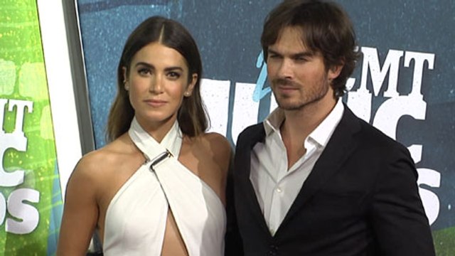 (VIDEO) Nikki Reed & Ian Somerhalder Look Together At The CMT Awards 2015