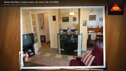 Vente Pavillon, Cosne-cours-sur-loire (58), 89 000€