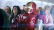 Pegasus Airlines' awesome new flight safety video with the Marvel Heroes