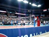 Volleyball Warmup Hitting (USA Fin World League 2010)