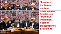 United States of America says “Iran must implement nuclear transparency provisions”