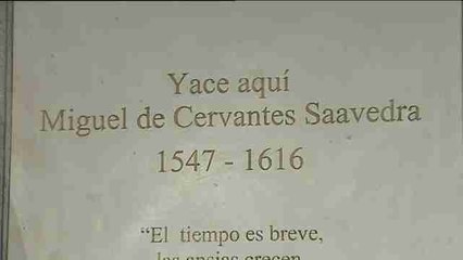 Cervantes descansa ya en su nuevo monumento