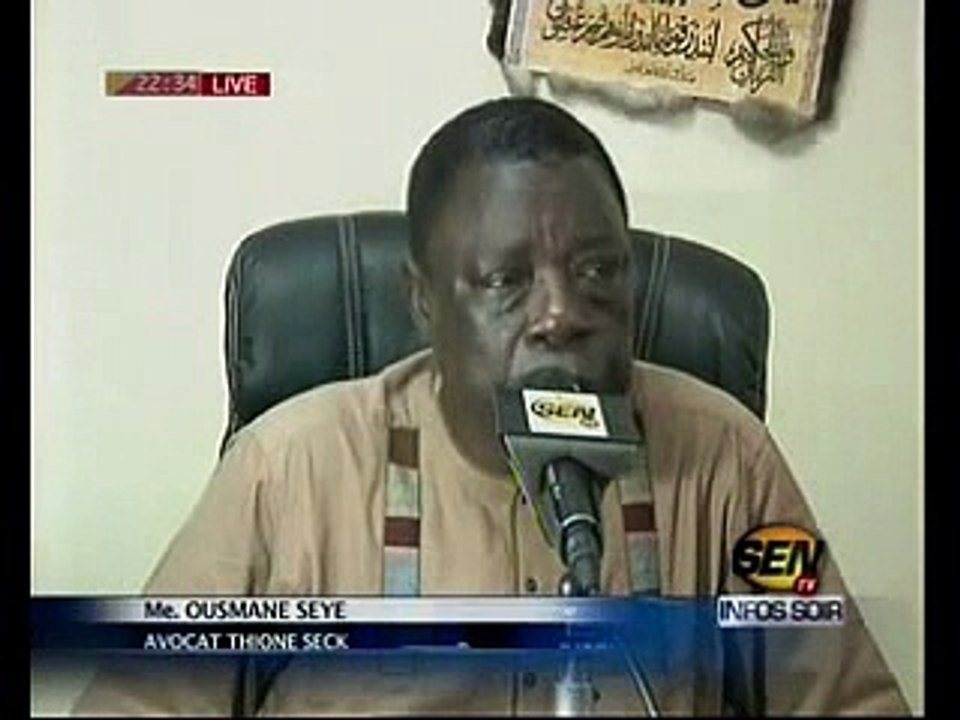 Les avocats de Thione Seck surpris de voir les Pv d'audition dans la presse