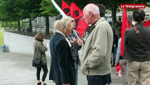 Brest. Réforme du collège : une centaine de manifestants