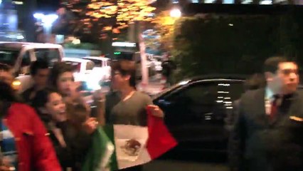 Le llevaron serenata al Tricolor en Chile