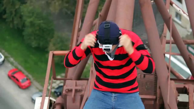 Mustang Wanted on 150 meter crane. Part 2