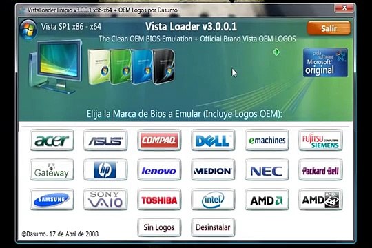 Activar Windows Vista Ultimate x86-x64 2009 By Darkcahos