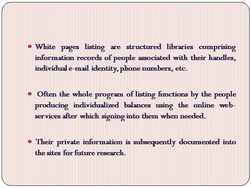white pages directory