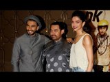 Deepika Padukone & Ranveer Singh | Aamir Khan's PK Success Party