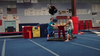 double backflip dans un pantalon