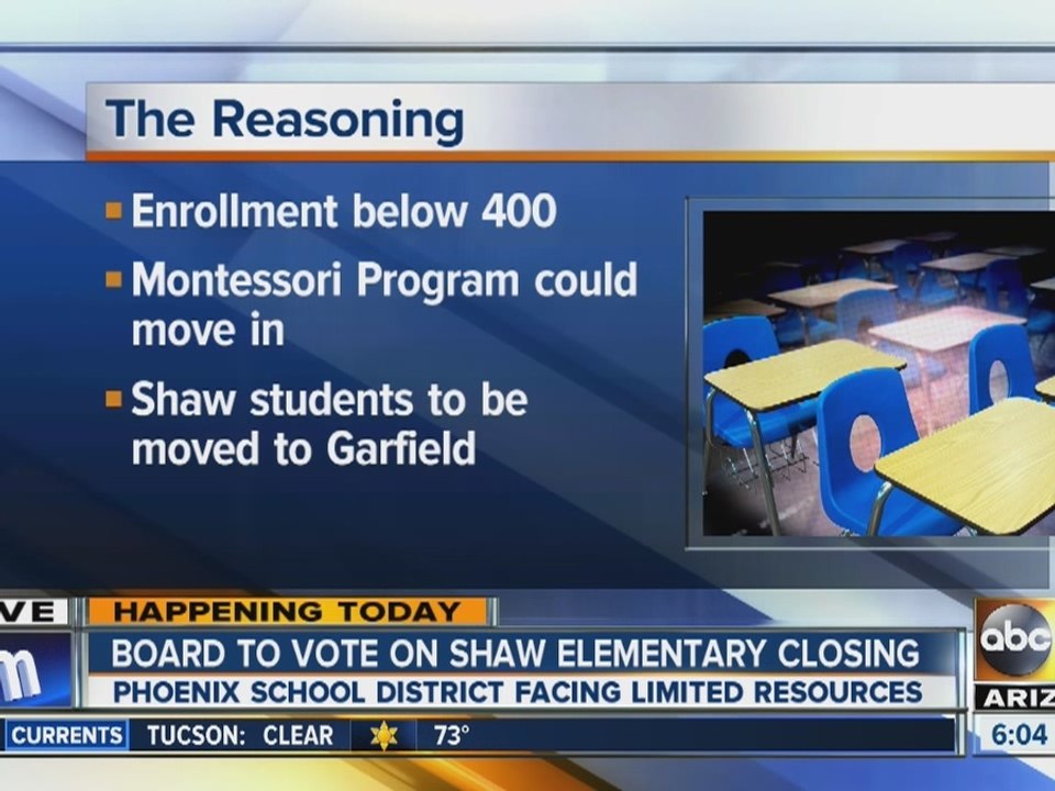 Board to vote on Shaw Elementary School closing