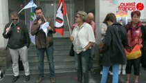 Réforme du collège : manifestation devant l'inspection de la Manche