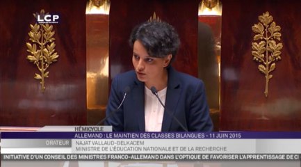 TRAVAUX ASSEMBLEE 14E LEGISLATURE : Discussion de la proposition de résolution visant au maintien des classes bilangues pour l'apprentissage de l'allemand